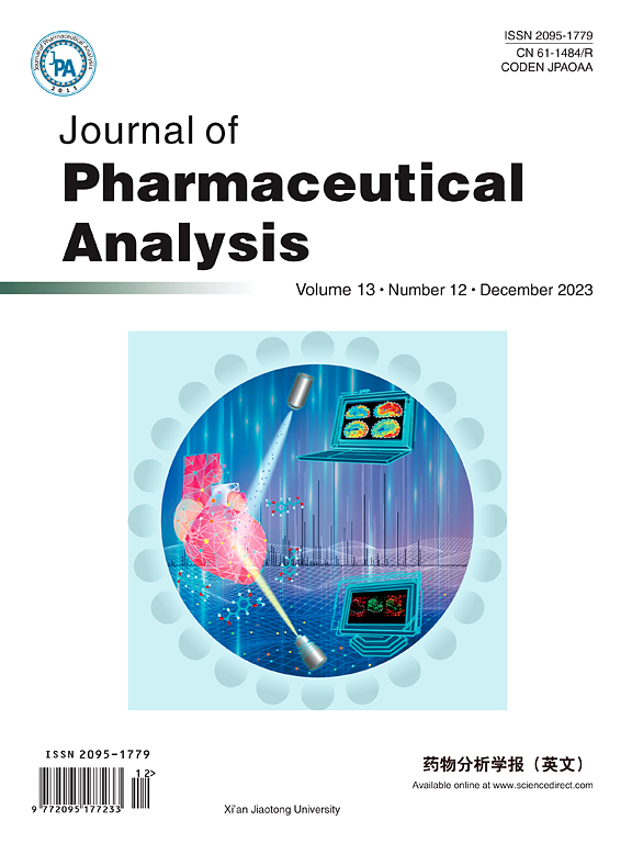 Go to journal home page - Journal of Pharmaceutical Analysis